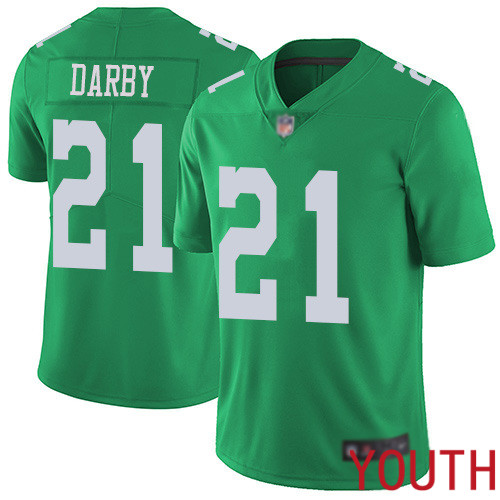 Youth Philadelphia Eagles #21 Ronald Darby Limited Green Rush Vapor Untouchable NFL Jersey Football->youth nfl jersey->Youth Jersey